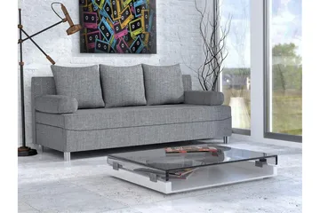 Dover Bäddsoffa 192x80x80 cm - Grå - Products - Möbler - Soffa - Bäddsoffa - 3 sits bäddsoffa
