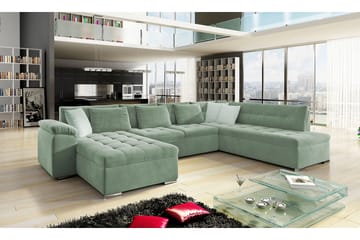 Dynir 4-sits Bäddsoffa - Grön - Products - Möbler - Soffa - Bäddsoffa - Bäddsoffa divan