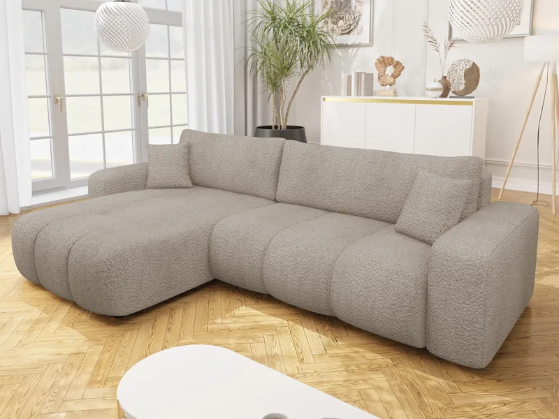 Flo Bäddsoffa med Divan 3-sits - Beige - Products - Möbler - Soffa - Bäddsoffa - Bäddsoffa divan