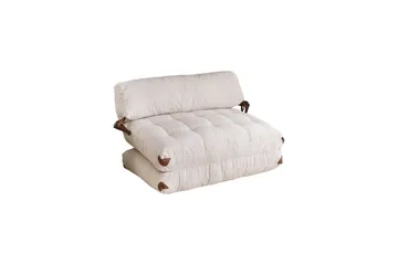Fold Teddy Bäddsoffa Vit - Vit - Products - Möbler - Soffa - Bäddsoffa - 2 sits bäddsoffa