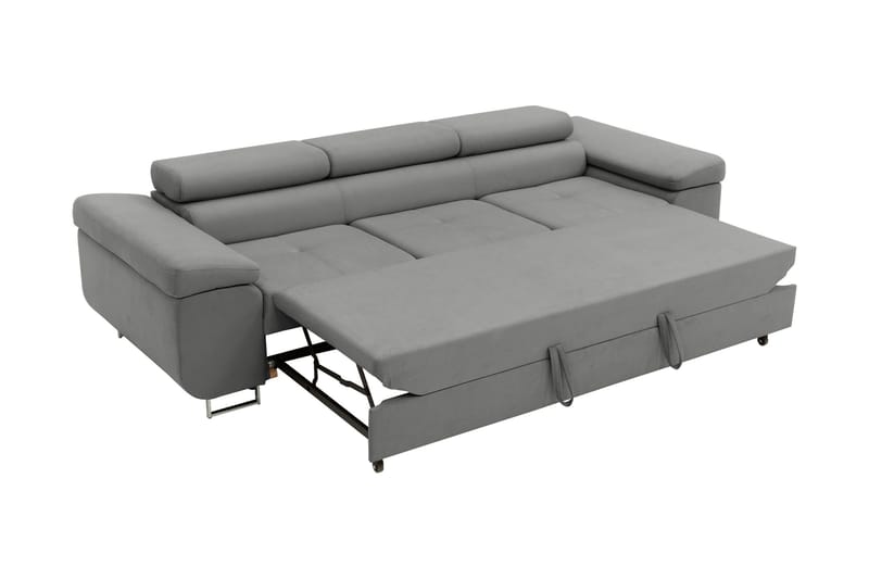 Gabina Bäddsoffa 3-sits i Chenille - Brun - Products - Möbler - Soffa - Bäddsoffa - 3 sits bäddsoffa