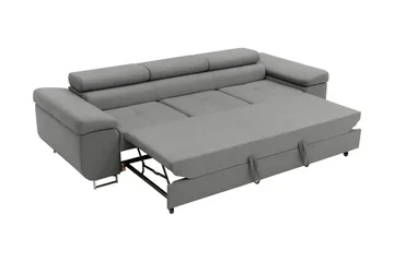 Gabina Bäddsoffa 3-sits i Manchester - Ljusgrå - Products - Möbler - Soffa - Bäddsoffa - 3 sits bäddsoffa