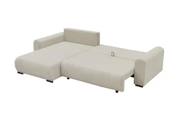 Handda Bäddsoffa med Divan 3-sits i Chenille - Beige - Products - Möbler - Soffa - Bäddsoffa - Bäddsoffa divan
