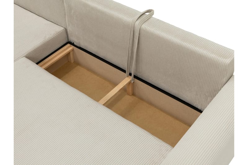 Handda Bäddsoffa med Divan 3-sits i Chenille - Grön - Products - Möbler - Soffa - Bäddsoffa - Bäddsoffa divan