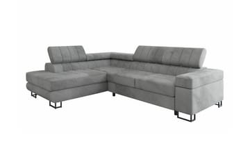 Kintore 3-sits Hörnbäddsoffa Ljusgrå - Products - Möbler - Soffa - Bäddsoffa - Hörnbäddsoffa