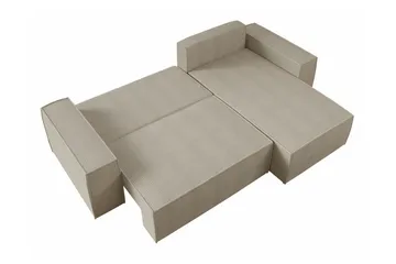 Knocklong 3-sits Hörnbäddsoffa - Cream - Products - Möbler - Soffa - Bäddsoffa - Bäddsoffa divan