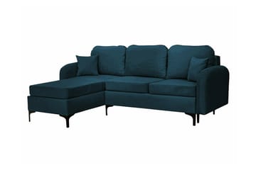 Knocklong 3-sits Hörnbäddsoffa Dark blue - Products - Möbler - Soffa - Bäddsoffa - Hörnbäddsoffa