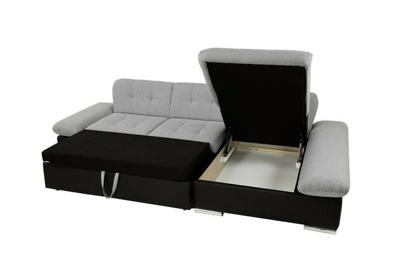 Lomux 3-sits Hörnbäddsoffa Dark green - Products - Möbler - Soffa - Bäddsoffa - Bäddsoffa divan