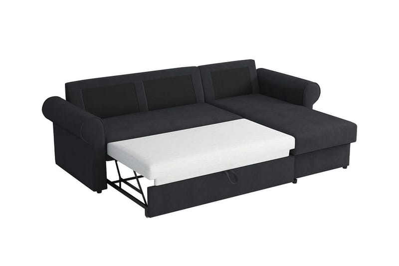 Midfeld 3-sits Hörnbäddsoffa Light grey/Dark grey - Products - Möbler - Soffa - Bäddsoffa - Hörnbäddsoffa