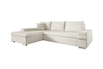 Naoma 3-sits Hörnbäddsoffa Acacia||White - Products - Möbler - Soffa - Bäddsoffa - Bäddsoffa divan