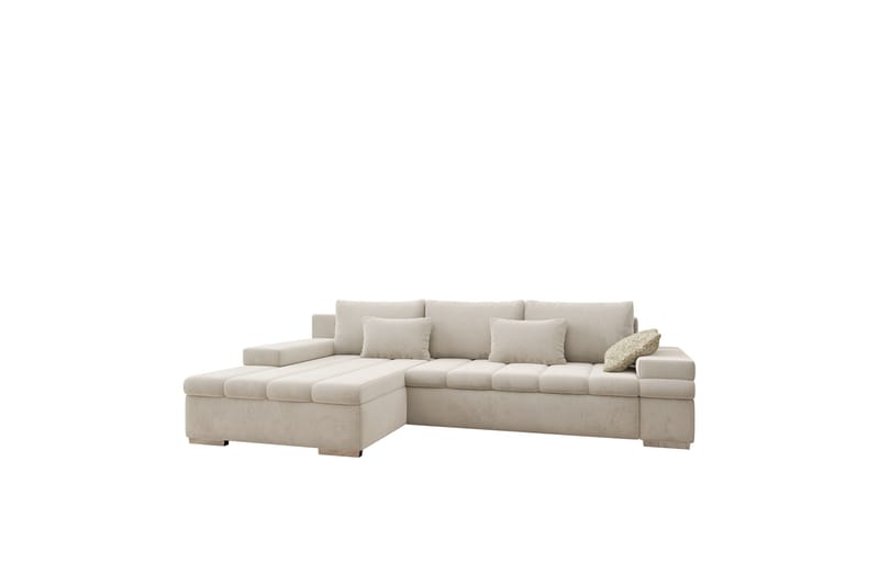 Naoma Bäddsoffa med Divan 4-sits, Beige