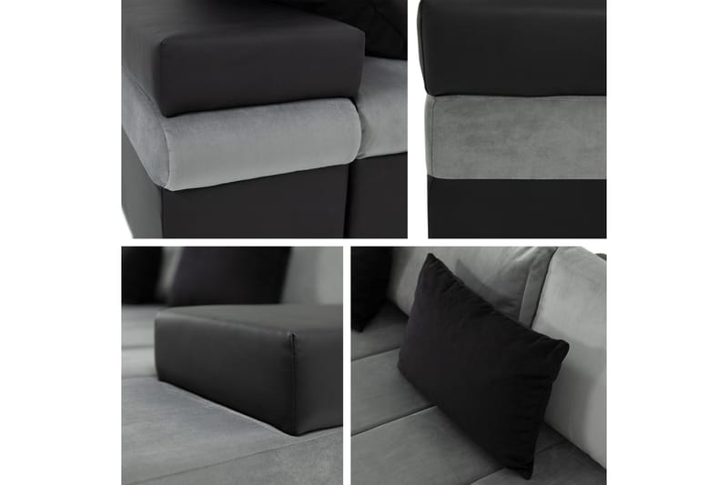 Naoma Bäddsoffa med Divan 4-sits - Grön - Products - Möbler - Soffa - Bäddsoffa - Bäddsoffa divan