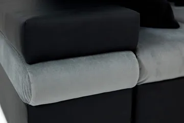 Naoma Divanbäddsoffa 310x175x83 cm - Grå - Products - Möbler - Soffa - Bäddsoffa - Bäddsoffa längsbäddad