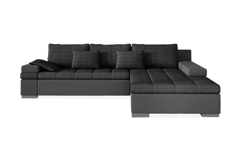 Naoma Divanbäddsoffa 310x175x83 cm - Grå - Products - Möbler - Soffa - Bäddsoffa - Bäddsoffa längsbäddad