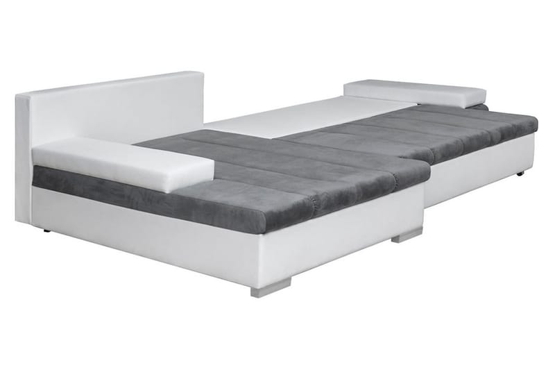 Naoma Divanbäddsoffa 310x175x83 cm - Grå - Products - Möbler - Soffa - Bäddsoffa - Bäddsoffa längsbäddad