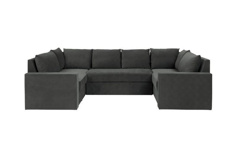 Staffin 4-sits Hörnbäddsoffa Dark grey - Products - Möbler - Soffa - Bäddsoffa - Hörnbäddsoffa