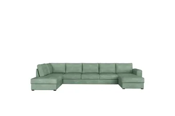 Taberk Bäddsoffa med Divan och Schäslong 5-sits i Bouclé
