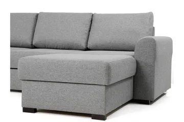 Wilma 6-sits Bäddsoffa - Mörkgrå/Svart - Products - Möbler - Soffa - Bäddsoffa - Bäddsoffa längsbäddad