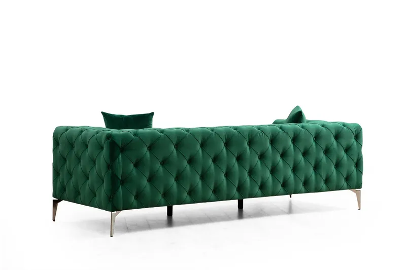 Beachport Soffa 3-sits - Grön - Products - Möbler - Soffa - 3 sits soffa