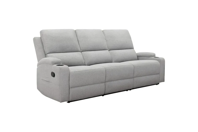Dallas Reclinersoffa 3-sits - Grå - Products - Möbler - Soffa - Biosoffa & reclinersoffa