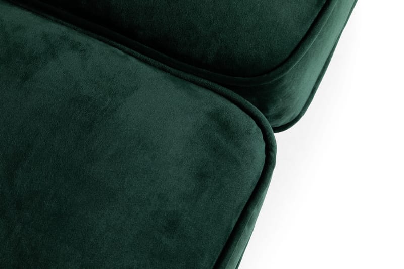 Chesterfield Lyx 2-sits Liten sammetssoffa - Djup soffa 160 cm bred - Grön - Products - Möbler - Soffa - 2 sits soffa