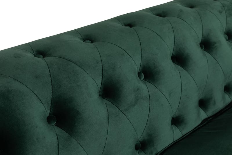 Chesterfield Lyx 3 sits Sammetssoffa - Djup soffa - Grön - Products - Möbler - Soffa - Chesterfield soffa