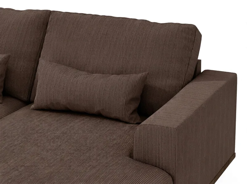 Copenhagen 5-sits Vänstervänd U-formad Large Soffa med Divan och Schäslong i Manchester - Mörkbrun - Products - Möbler - Soffa - U-soffa