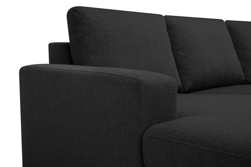 Crazy 5-sits Högervänd U-formad X-Large Soffa med Divan och Schäslong i Tyg - Antracit - Products - Möbler - Soffa - U-soffa