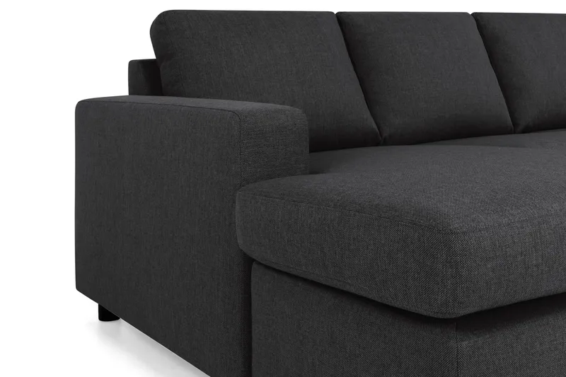 Crazy 5-sits Högervänd U-formad X-Large Soffa med Divan och Schäslong i Tyg - Antracit - Products - Möbler - Soffa - U-soffa