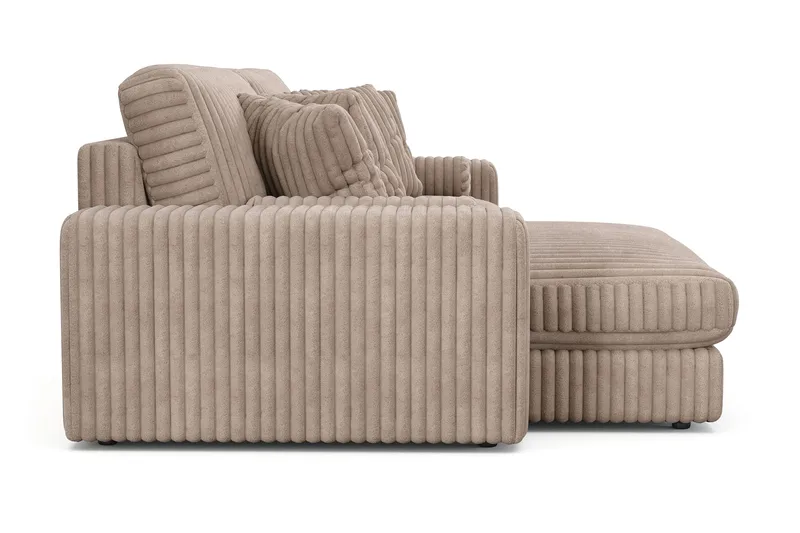 Arken Lyx 4-sits Vändbar L-formad Djup Divansoffa i Manchester - Greige - Products - Möbler - Soffa - Divansoffa & schäslongsoffa - 4 sits soffa med divan