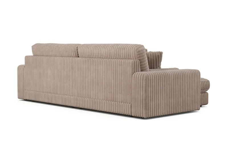 Arken Lyx 4-sits Vändbar L-formad Djup Divansoffa i Manchester - Greige - Products - Möbler - Soffa - Divansoffa & schäslongsoffa - 4 sits soffa med divan