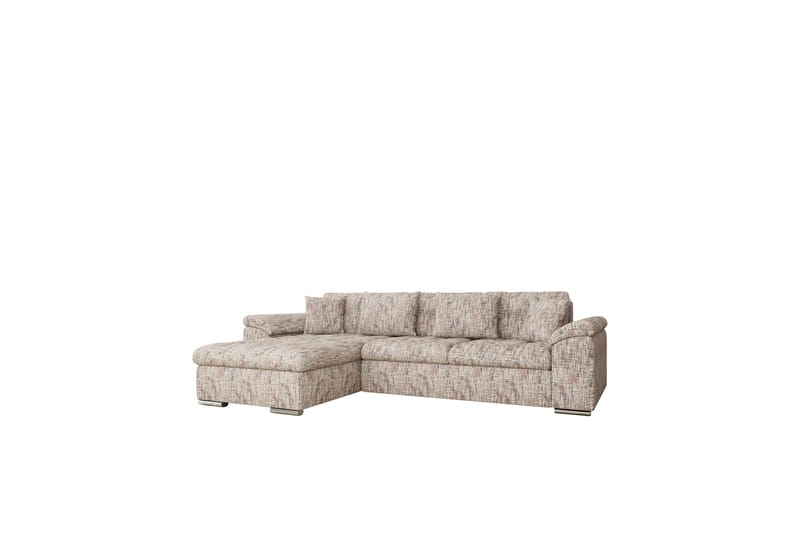 Camior Soffa med Divan 3-sits - Flerfärgad/Beige - Products - Möbler - Soffa - Divansoffa & schäslongsoffa - 3 sits soffa med divan