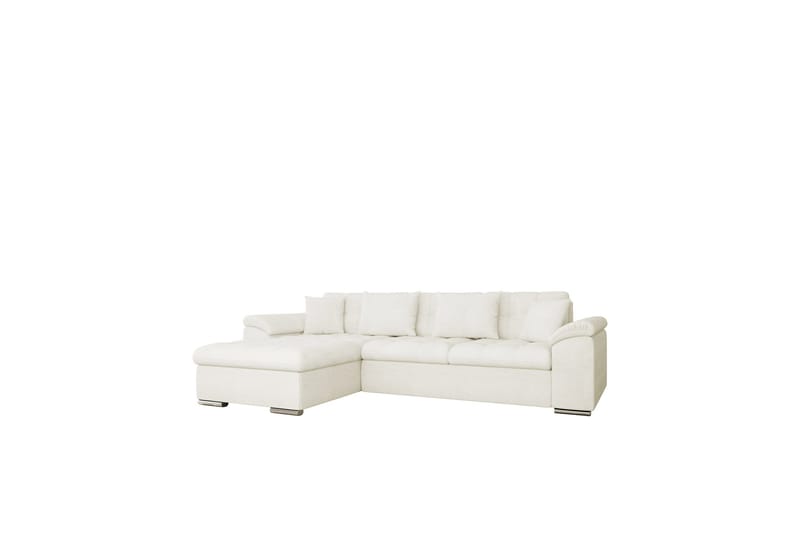 Camior Soffa med Divan 3-sits - Vit - Products - Möbler - Soffa - Divansoffa & schäslongsoffa - 3 sits soffa med divan