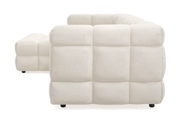 Elise 4-sits Bubblig Soffa med Divan Vänster - Beige Teddy - Products - Möbler - Soffa - Divansoffa & schäslongsoffa - 4 sits soffa med divan