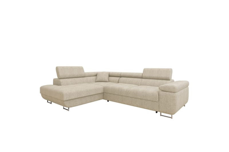 Gabina Soffa med Sch äslong 3-sits, Beige