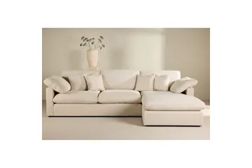 Hörnsoffa VIND Amalfi Beige - Beige - Products - Möbler - Soffa - Divansoffa & schäslongsoffa - 3 sits soffa med divan