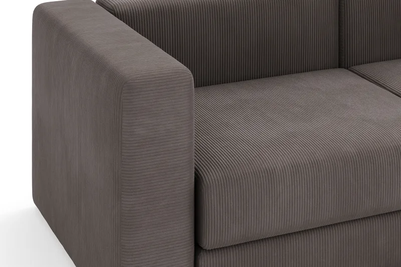 Hagblom 4-sits Divansoffa med Förvaring Vändbar - Taupe - Products - Möbler - Soffa - Divansoffa & schäslongsoffa - 4 sits soffa med divan