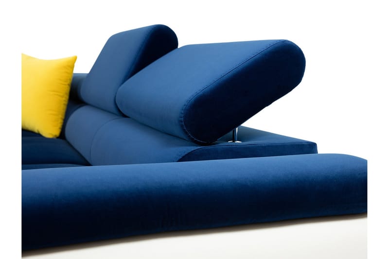 Reginia Soffa med Schäslong 3-sits - Turkos/Ljusgrå - Products - Möbler - Soffa - Divansoffa & schäslongsoffa - 3 sits soffa med divan