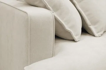 Rossita Lyx 4-sits Extra djup Soffa med Schäslong Höger - Beige Tyg - Products - Möbler - Soffa - Divansoffa & schäslongsoffa - 4 sits soffa med divan