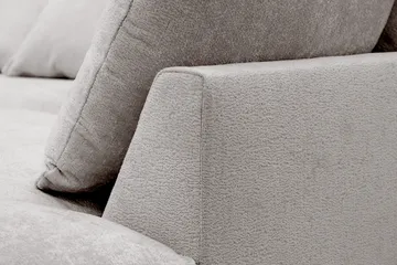 Rossita Lyx 4-sits Extra djup Soffa med Schäslong Höger - Grå/Brun Chenille - Products - Möbler - Soffa - Divansoffa & schäslongsoffa - 4 sits soffa med divan