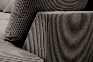 Rossita Lyx 4-sits Extra djup Soffa med Schäslong Höger - Mörkgrå Manchester - Products - Möbler - Soffa - Divansoffa & schäslongsoffa - 4 sits soffa med divan