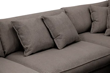 Rossita Lyx 4-sits Extra djup Soffa med Schäslong Höger - Mörkgrå Manchester - Products - Möbler - Soffa - Divansoffa & schäslongsoffa - 4 sits soffa med divan