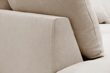Rossita Lyx 4-sits Extra djup Soffa med Schäslong Vänster - Beige Tyg - Products - Möbler - Soffa - Divansoffa & schäslongsoffa - 4 sits soffa med divan