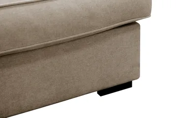 Rossita Lyx 4-sits Extra djup Soffa med Schäslong Vänster - Brun Tyg - Products - Möbler - Soffa - Divansoffa & schäslongsoffa - 4 sits soffa med divan