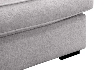 Rossita Lyx 4-sits Extra djup Soffa med Schäslong Vänster - Grå Chenille - Products - Möbler - Soffa - Divansoffa & schäslongsoffa - 4 sits soffa med divan