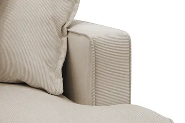 Rossita Lyx 4-sits Extra djup Soffa med Schäslong Vänster - Greige Manchester - Products - Möbler - Soffa - Divansoffa & schäslongsoffa - 4 sits soffa med divan