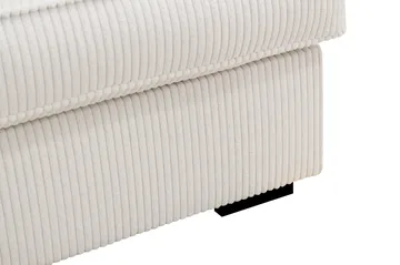 Rossita Lyx 4-sits Extra djup Soffa med Schäslong Vänster - Offwhite Manchester - Products - Möbler - Soffa - Divansoffa & schäslongsoffa - 4 sits soffa med divan