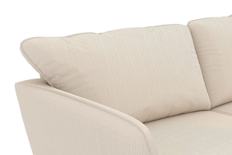 Trend Lyx 3-sits Högervänd L-formad Divansoffa i Manchester - Beige - Products - Möbler - Soffa - Divansoffa & schäslongsoffa - 4 sits soffa med divan
