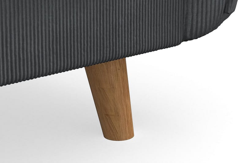 Trend Lyx 4-sits Högervänd L-formad Schäslongsoffa i Manchester - Mörkgrå - Products - Möbler - Soffa - Divansoffa & schäslongsoffa - 4 sits soffa med divan