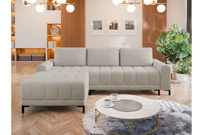 Vilshult Soffa med Divan 3-sits - Beige - Products - Möbler - Soffa - Divansoffa & schäslongsoffa - 3 sits soffa med divan